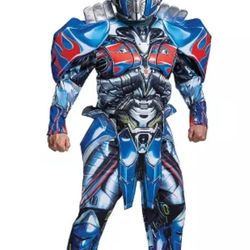 New Men's Transformers Optimus Prime Deluxe Costume - XX Large - Multicolored