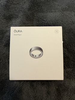 Oura Ring 4 - Size 12 - Brushed Silver