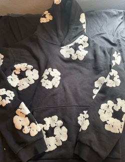 Black Denim Tear Hoodie