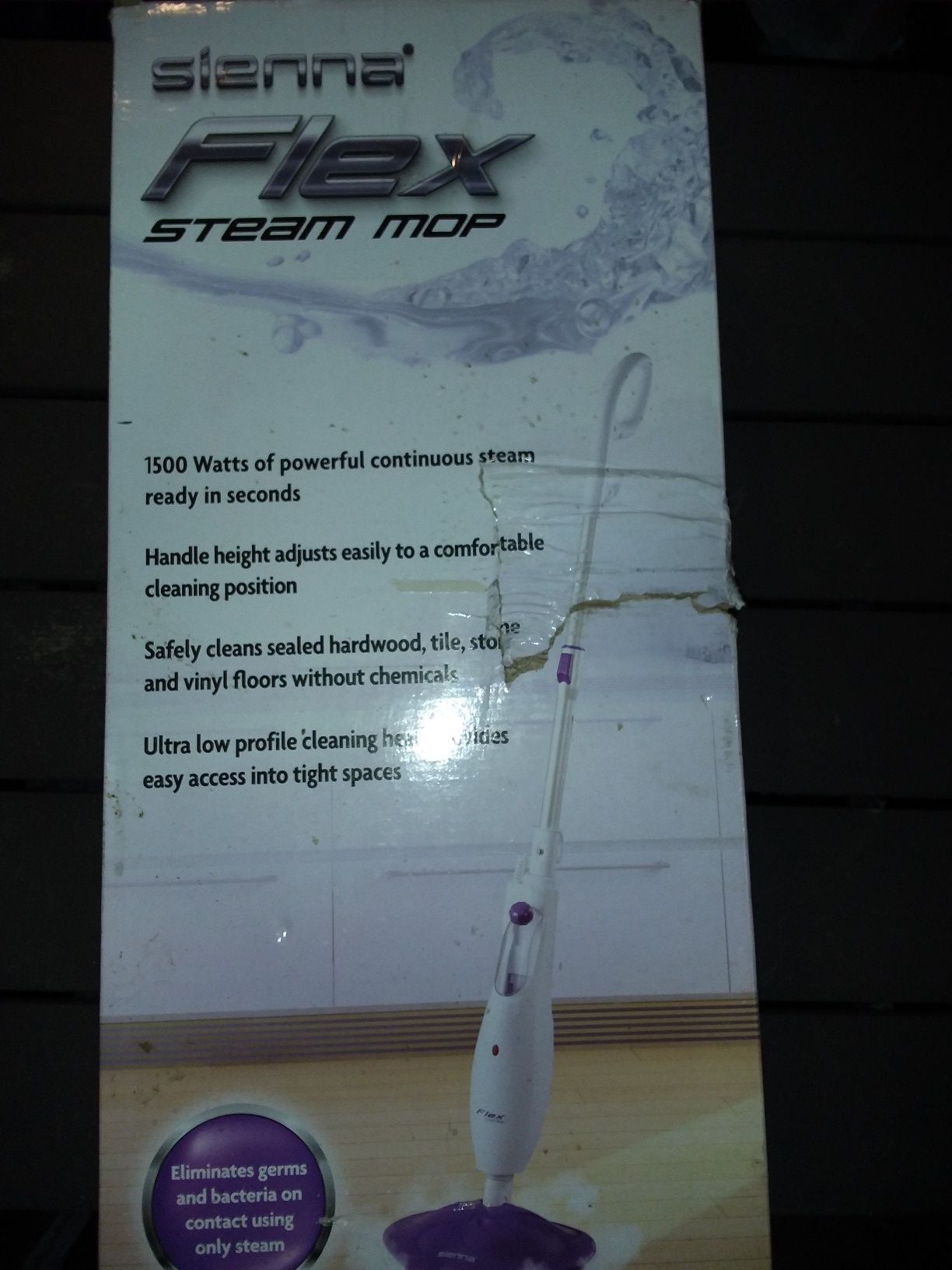 Sienna flex steam mop