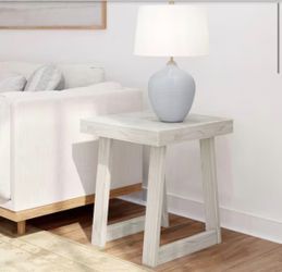 Modern Solid Wood End Table - Brand New