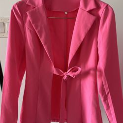 Hot Pink Suit Pant And Jacket 
