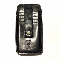 Tusk Black Leather card holder wallet