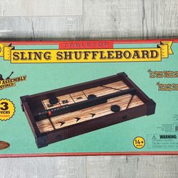 Barrington Billiards Company Tabletop Sling Shuffleboard Pucks Included NIB