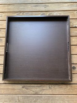 Large Brown Ottoman Tray