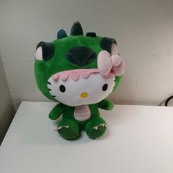 5 New Original Hello Kitty plushes + Hello Kitty Dinosaur tall 12 inches New.
Tall 8 to 10 inches each.
Impossible to find.
Only 30 dollars (all paid