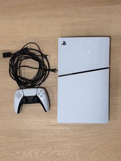 PS5 Digital Edition Slim with controller