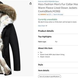 Fur Padded Winter Jacket $40