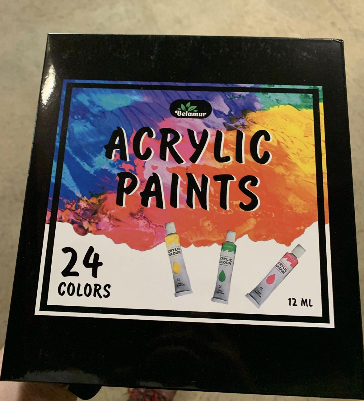 Acrylic Paints 24 Colors  Brand New