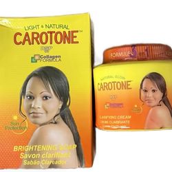 Crema carotone travel w/ jabón  original