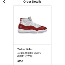 Jordan 11 Cherry Reds