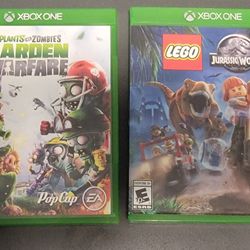 Xbox One Lego Jurassic World & Plants Vs Zombies Garden Warefare