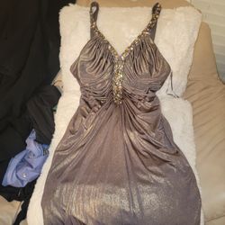 Beautiful Gold Dress $20