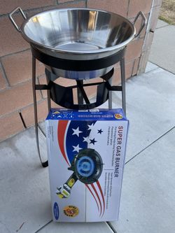 Set de 3 Ps Quemador Cazo Y Base 