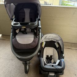 Stroller and car seat Graco 