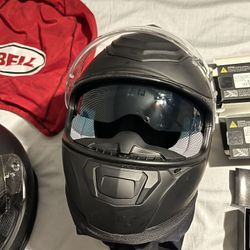 Bell/Klim ATV Helmet With Maclock Air Kit Size Small/ Klim ATV Helmet Size Large With Maclock Air Kit
