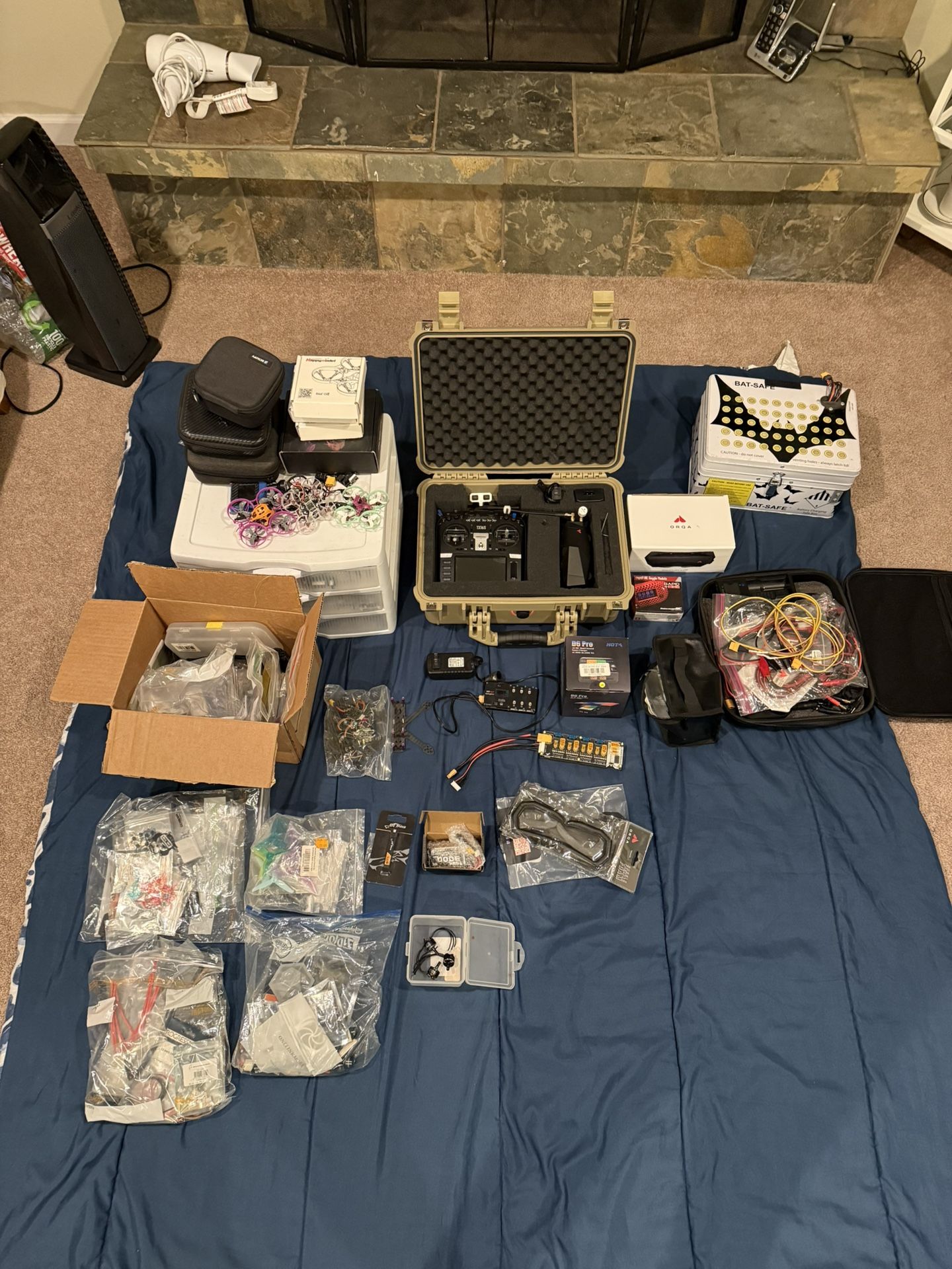 Fpv tiny whoop drone kit with ORQA goggles