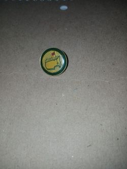 Vintage Sunburst Masters Tournament Stem Gold Marker