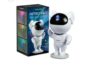 NEW Merkury Innovations Astronaut Galaxy Light & Sound Projector