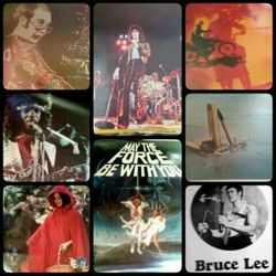 8 VINTAGE 70'S POSTERS