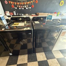 Samsung Washer And Dryer Set In Black ☃️🎁