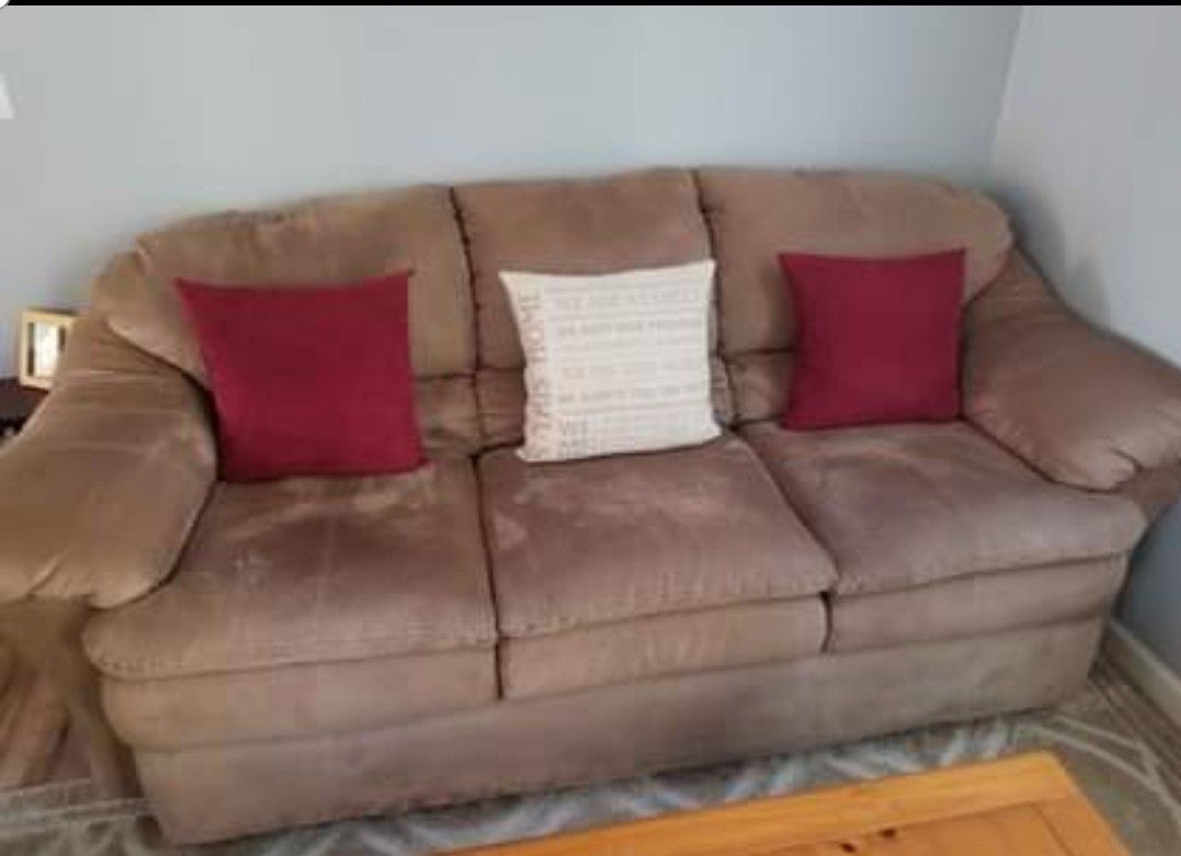 Soft brown couch