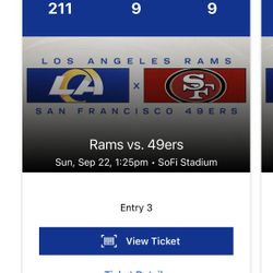 RAMS vs 49ers