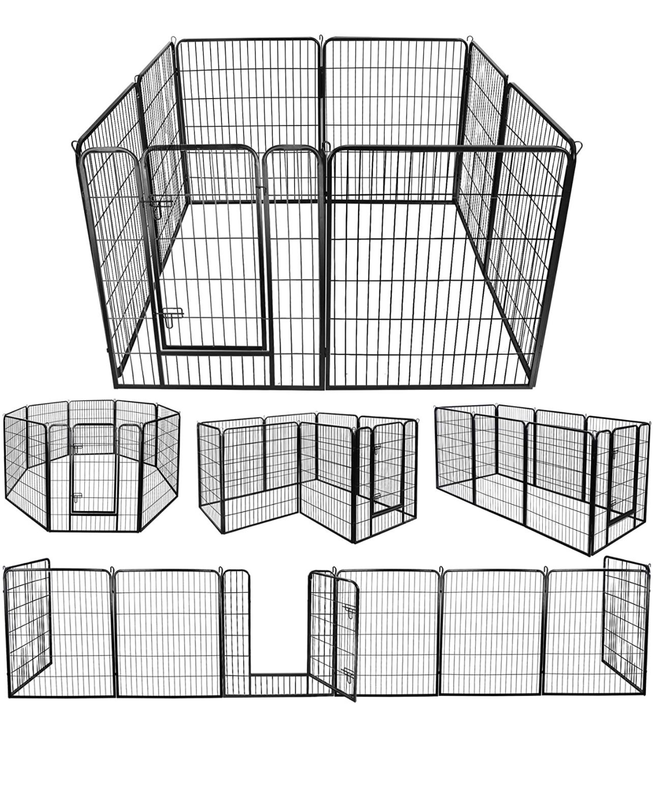 Pet Playpen indoor/outdoor 8 Panels 22.5” X 37.5”