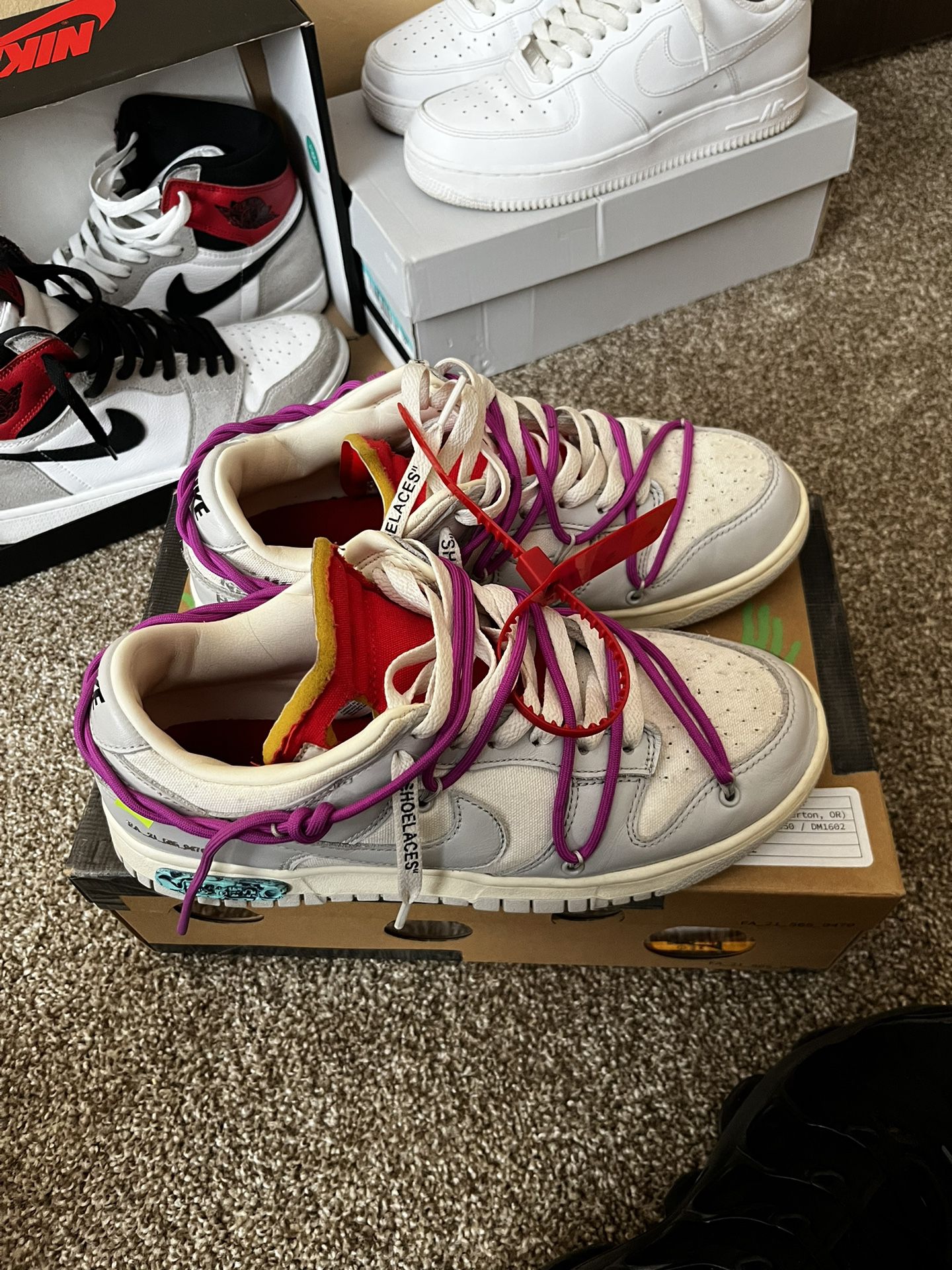 Nike Off White Dunks Lot45 Size  for Sale in Grand Rapids, MI - OfferUp