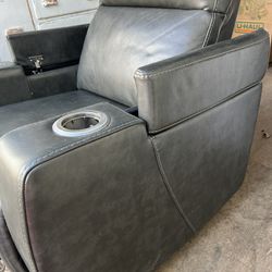 Leather Powered Reclining chair