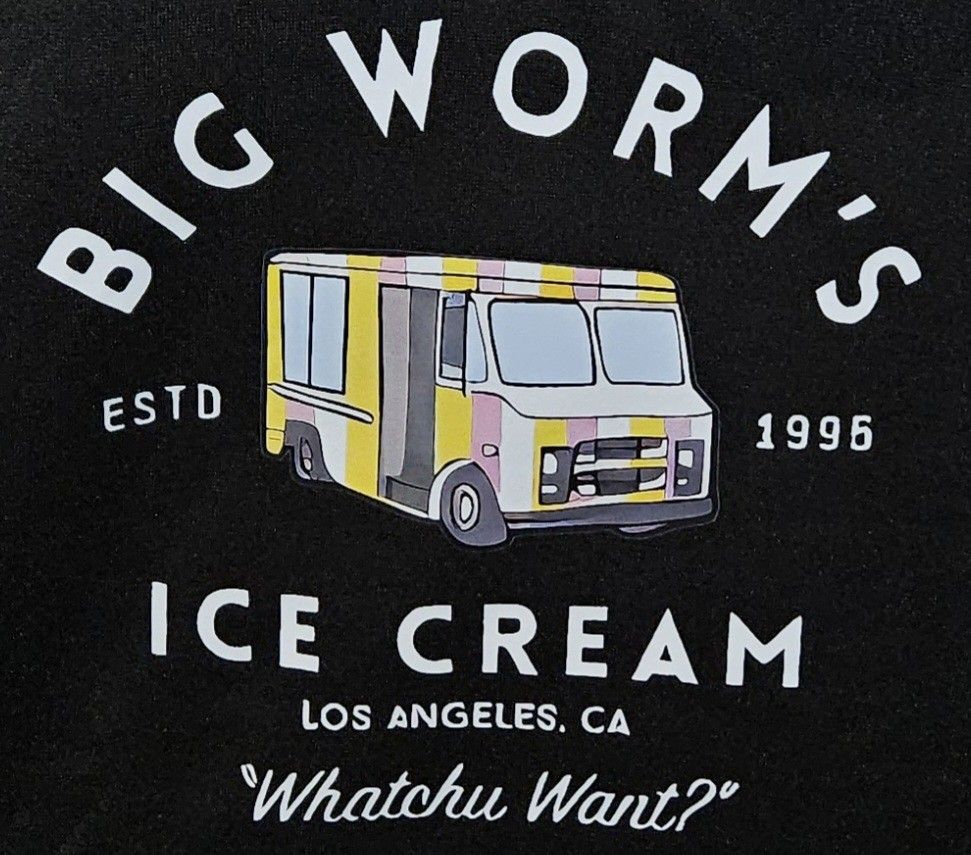 Big Worms Ice Cream Truck Hoodie Sweater NEW Mens Friday movie