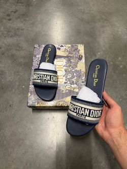 Dior Sandals Navy Blue