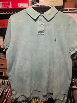 Mens Ralph Lauren blue polo.
