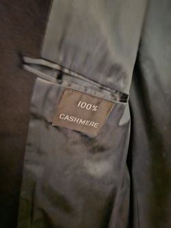 Navy Long Coat Large