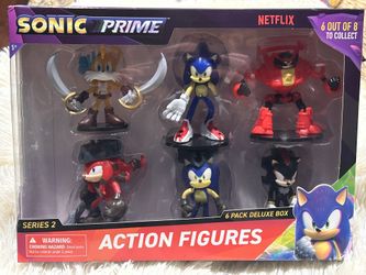 Sonic Prime: Series 2 | 6 Pack Deluxe Box Action Figures | 3 in.  ☆ NIB ☆