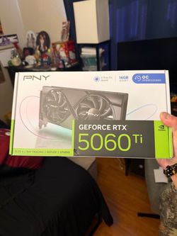 PNY Nvidia GeForce RTX 5060 Ti 16GB GPU Graphics Card