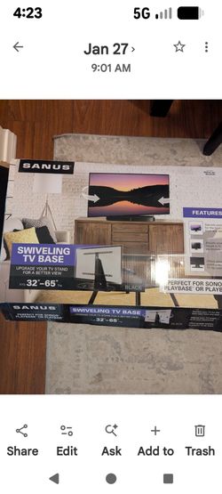 Swiveling TV Base
