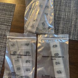 Transparent Number Tiles