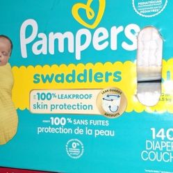 Pampers Swaddlers NEWBORN 140CT $40 OBO