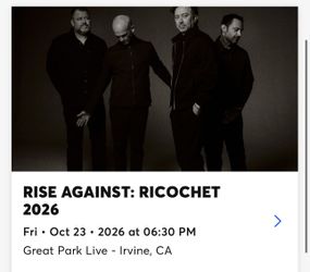 Rise Against Tickets (2)