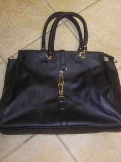 Black handbag