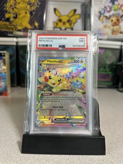 Pikachu ex - 057/191 - SV08: Surging Sparks (SV08) Pokemon cards PSA 9