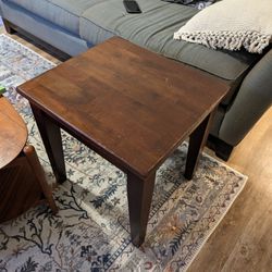 Wood side table 