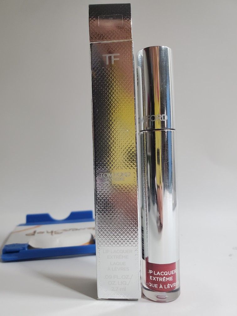 Tom Ford Lip Lacquer Extreme Liquid Lipstick 08 Hot Rod NIB $55 Lip Gloss
