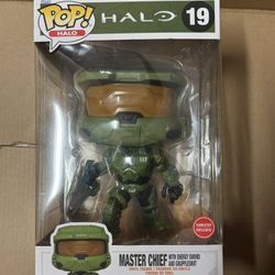 Master Chief With Energy Swords And Grapeshot Funko Pop 