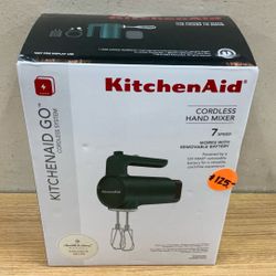 KITCHEN AID CORDLESS HAND MIXER KHMR762SE SHADE PALM.