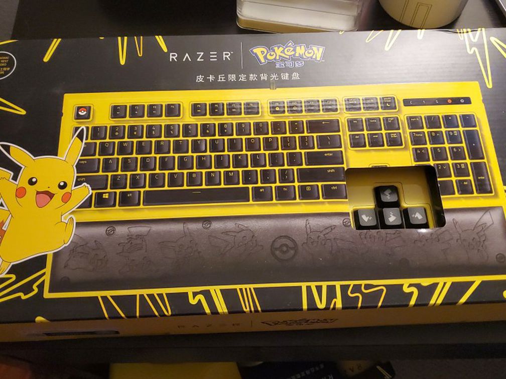 Pokemon Razer Limited Edition Keyboard And Mouse Bundle