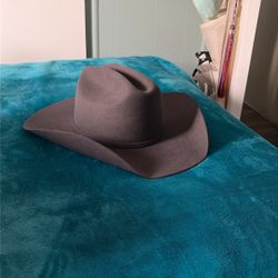 100x Gray Felt Cowboy Hat