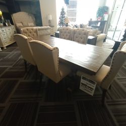 7pc Dining Table Set 