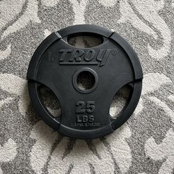 Troy 25 lb weight plate